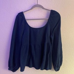 Universal Thread Navy Babydoll Top